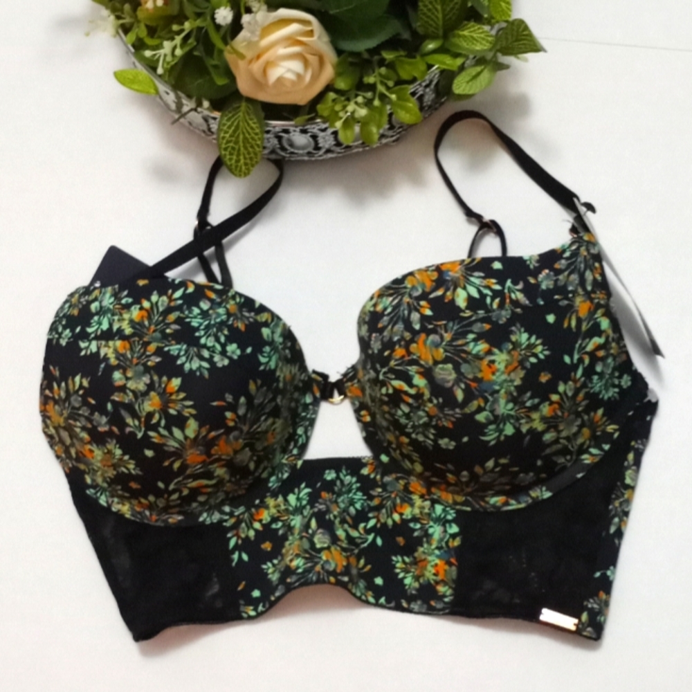 SATIN LUXE PUSH UP PERFECT COVERAGE BRA/CORSET